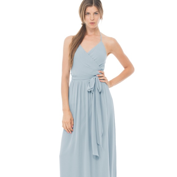 Joanna August Dresses & Skirts - Ceremony by Joanna August 'DC' Halter Wrap Chiffon